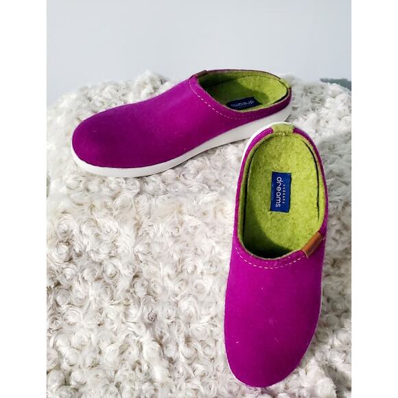 Samuel Hubbard Dreams Pink SlipOn Size 6.5 Casual Back-to-School College Wool - Picture 4 of 9